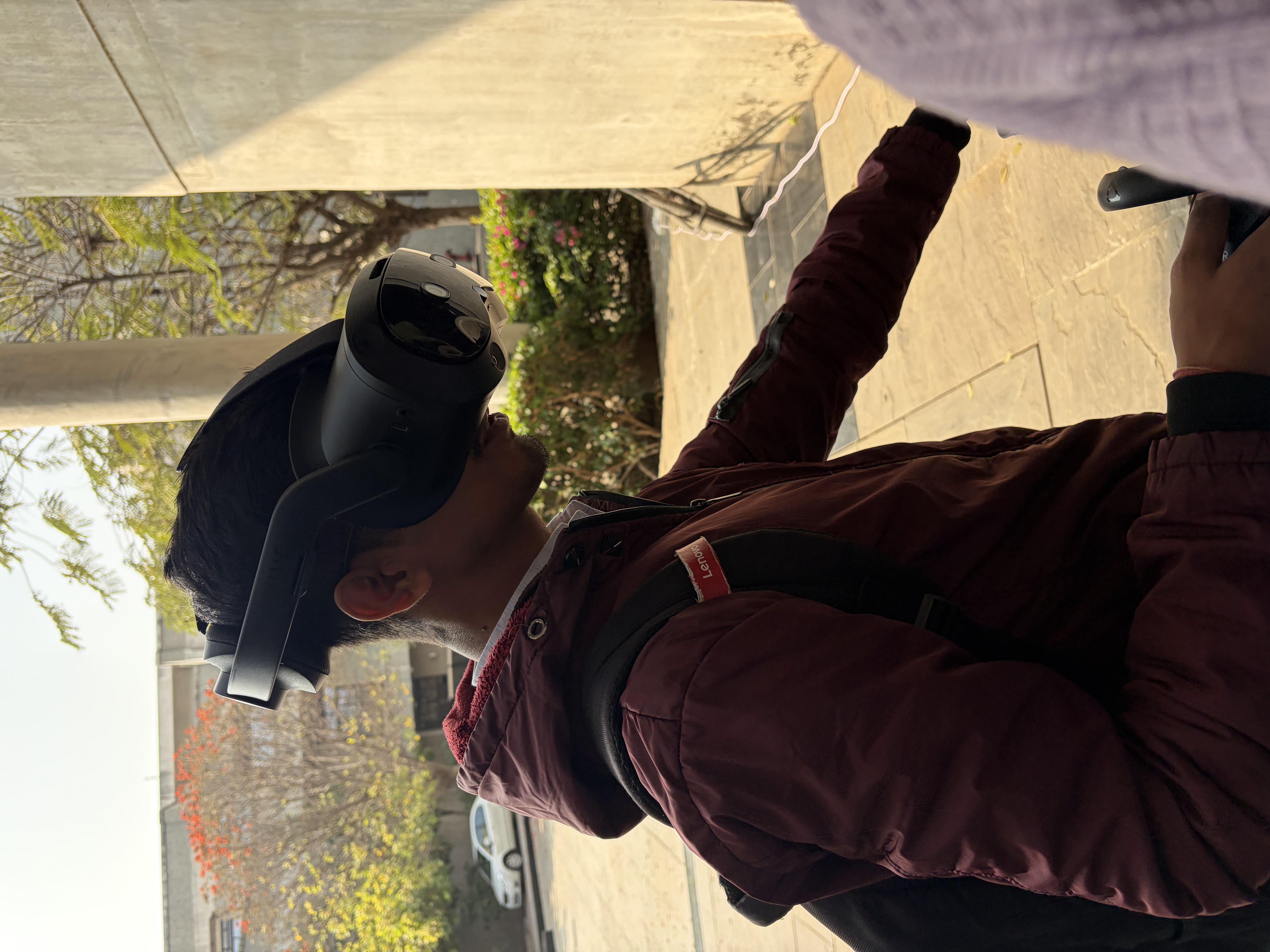 VR headset cognitive-load testing
